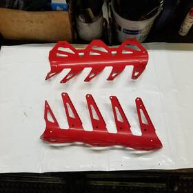 1017731 2012 Polaris Switchback 600 2012-2014 Pro R Rush Red Fishbones Tunnel Grippers