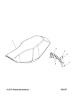 2686107 Polaris Asmseat Blk Red Dksteel Rmk New Oem