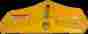 35-353 Starting Line Products Carbide Runners For Ultra-lite Skis Yellow 4in