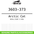 3603-373 Arctic Cat Oem Decal Float Evol