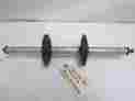 503160000 Ski Doo Used Snowmobile Suspension Axle W Wheels 1999 Mxz 700