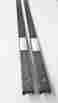 550-615-99 Botttom Line Traction Products Graphite Hyfax Slide Runner Wear Strips Yamaha Snowmobiles 1 Pr 121 136 Track