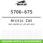 Heated-z3 5706-675 Arctic Cat Oem Seat Ltd