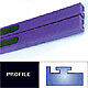 613-41-80 Sports Parts Inc Hyperfax Polaris Purple Profile