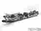 7997-015 Oem 2003 Arctic Cat Firecat F5 Rear Suspension Skid Frame Rails