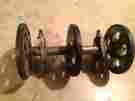 85g-47451-00-00 Yamaha Snoscoot Snosport Rear Axle Bogie Wheels Set Bar Idler Bogies Oem