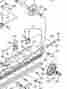 8hk-w4741-10-00 Yamaha 2009 2014 Nytro Fx Se Rtx Oem 120 121 Skid Rail Assembly Frame Fx10
