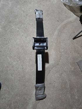 0103-074 Arctic Cat Snowmobile Front Suspension Monoleaf Spring With Saddle Right