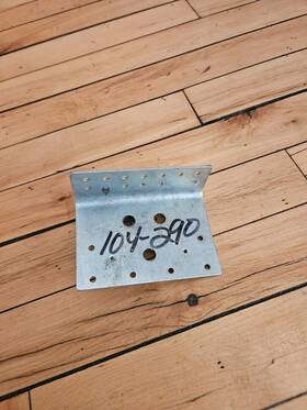 0104-290 Arctic Cat Nos 1972 Panther Poly Track Lh Mounting Bracket