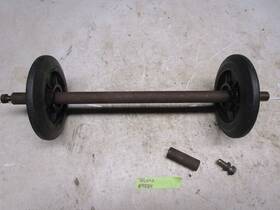 0104-926 Arctic Cat Vintage 78 Lynx 250 Snowmobile Suspension Tension Axle And Wheels