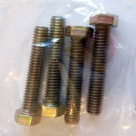 0123-731 Arctic Cat 4 Hex Head 2 Inch Bolts 1975 And 1988 Models Genuine Oem Nos