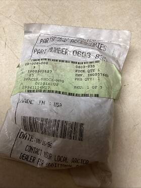 0603-835 Arctic Cat 97 Jag Dlx Oem Front Shock Lower Spacer Sa92 0603-835 Arctic Cat 97 Jag Dlx Oem Front Shock Lower Spacer Sa92