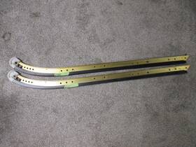 0604-156 Arctic Cat Vintage 88 Pantera 440 L/c Snowmobile Suspension Slide Rails Gold