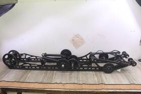 1704-727 Arctic Cat 2008 M1000 Snopro 162 Inch Rear Suspension Skid