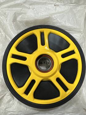 2604-124 Arctic Cat Idler Wheel 7.12 Inch Spoked Yellow