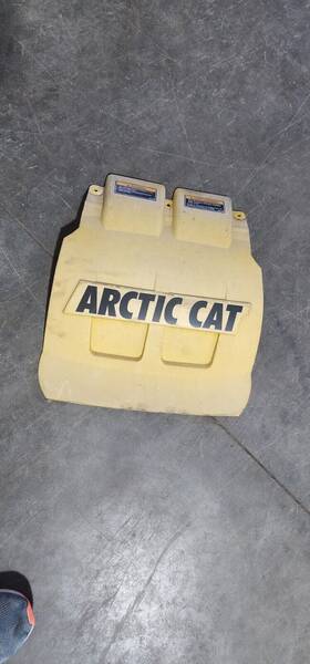 Arctic Cat 3602-329 03 04 05 06 Firecat F6 F7 Oem Yellow Rear Snowflap Snow Mud Flap