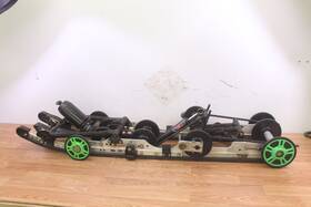 7996-367 Arctic Cat 2002 Mountain 570 Rear Suspension Skid 136 Inch With Shocks