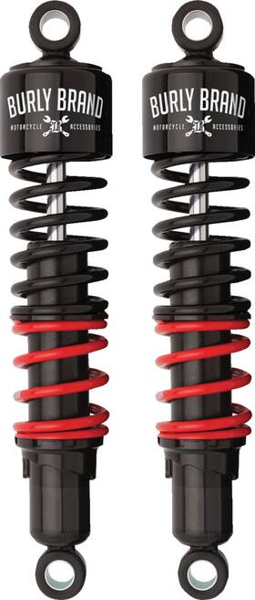 B28-1256 Burly Brand Stiletto Shocks 13in Red / Black