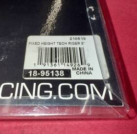 18-95138 Fly Racing Fixed Height Tech Riser 8 Inch New