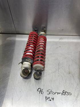 7041545 Fox 1996 96 97 Polaris Storm 800 Front Shocks Set Pair Springs