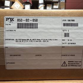 853-02-050 Fox 1.5 Zero Qs Rear Kit Arctic Cat M8000 Hardcore Alpha Mountain