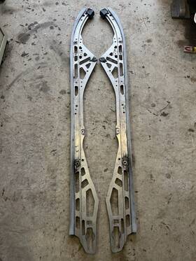 58-089-r-1 Iceage 146 Inch Arctic Cat Riot Yamaha X-tx Rear Suspension Skid Rails