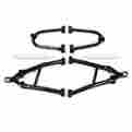 K70-0610-0 Zbroz Racing Ars-fx Polaris Pro Rmk Axys 39 A Arm Kit With Billet Upper