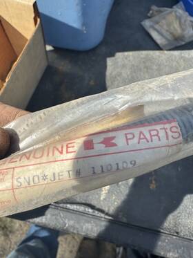 Kawasaki 110109 Nos New Vintage Sno Jet Thunder Exhaust Muffler Spring