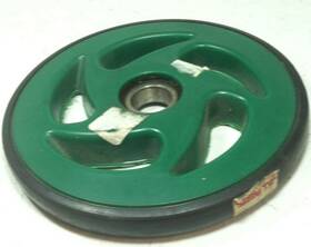 04-075-26 Kimpex Snowmobile Idler Wheel Brand Green 7.5 Inch O.d New Old Stock
