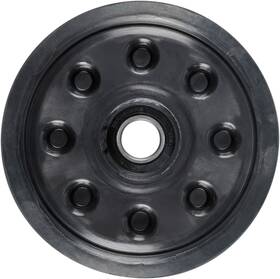 Kimpex 298994 - Idler Wheel With Snap Ring/bearing 6004 Black 147 Mm Od X 20 Id