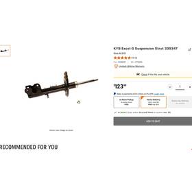 339347 Kyb Excel-g Suspension Strut