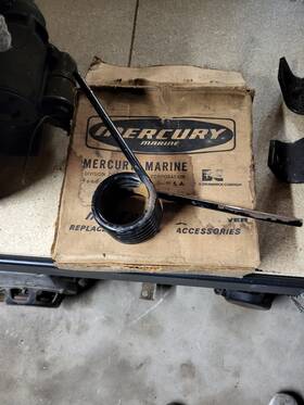 Mercury 24-74015 Vintage Snowmobile Rear Suspension Spring Nos