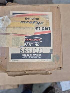 66910a1 Mercury Vintage Snowmobile Rear Axle Assy Hurricane