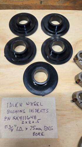 04-11648 Parts Unlimited 04-11647 Polaris Idler Wheel Insert Bushing 2 Inch O.d. Set Of 5