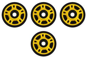 Pd410014-iwk11 Pdd B4 4 Front Rail Yellow Idler Wheels Kit Arctic Cat Mountain 600 Efi 2002-2004