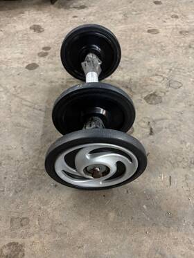 1590305-244 Polaris 2001 Xc Edge Rear Axle Wheels Pro X Classic Touring Rmk 03 04 05 02 01