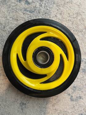 1590305-yellow Polaris Factory New Oem Wheel-idler Scrlld Indy M10