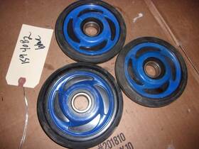 1594082-107 Polaris 3x Blue Bogie Idler Wheels