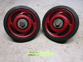 1594082-256 Polaris 00 Indy Sport Touring 550 Snowmobile Suspension Outer Rail Wheels Red