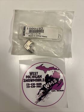 1800193 Polaris Fitting 1/8 90 P/n 2004 600 700 800 Sno Pro Oem