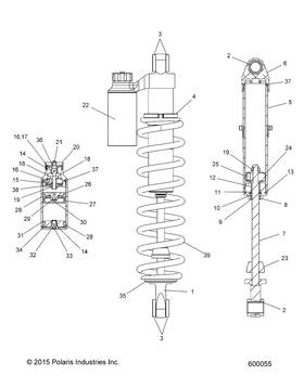 1800354 Polaris Clicker Bolt Genuine Oem Part Qty 1