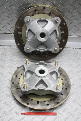 2196317 Polaris 2014 Sportsman Ace Dohc Front Hubs Set With Rotors 4.04mm
