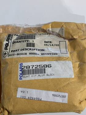 2872586 Polaris Bogie Wheel Mounting Kit - 2000 Nos