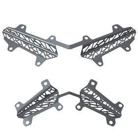 2884979-804 Polaris Stealth Gray Matryx Grill Inserts 21 Indy Switchback 650 850