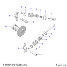 3023846 Polaris Valve Spring Upper Seat Genuine Oem Part Qty 1
