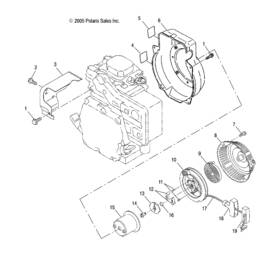 3086865 Polaris Return Spring Genuine Oem Part Qty 1