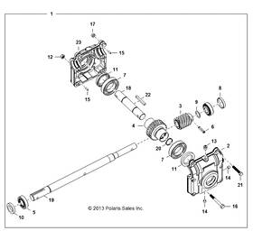 3120330 Polaris Retainer Ring Genuine Oem Part Qty 1