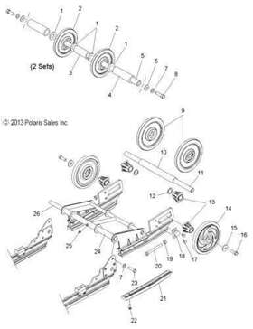 5020879 Polaris Shaft Idler
