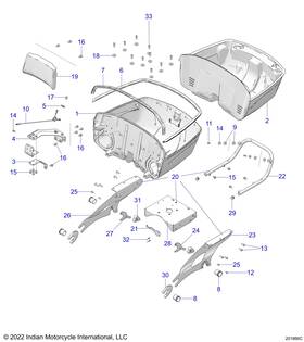 5260328 Polaris Hinge Bracket Lower Right Genuine Oem Part Qty 1