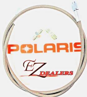5420114 Polaris 36-3/16-3/8 Snowmobile Indy Trail Sport 1985 To 1994 Stainless Steal Brake Line